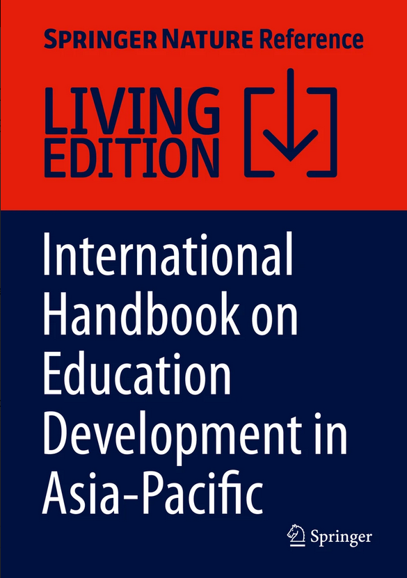 Book cover of International Handbook on Education Development in Asia-Pacific. 